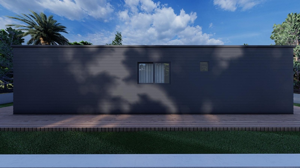 Buitenaanzicht van woonunit Charly (variant 4)