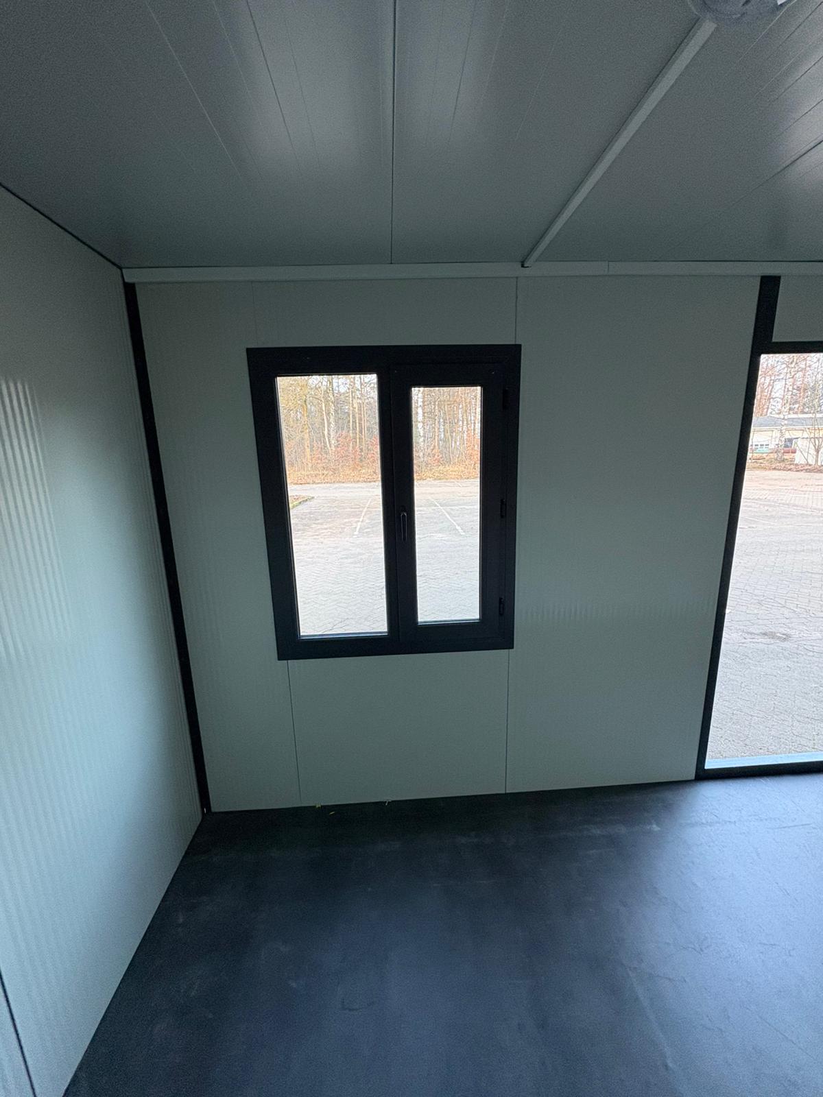 kantoorunit binnenkant raam