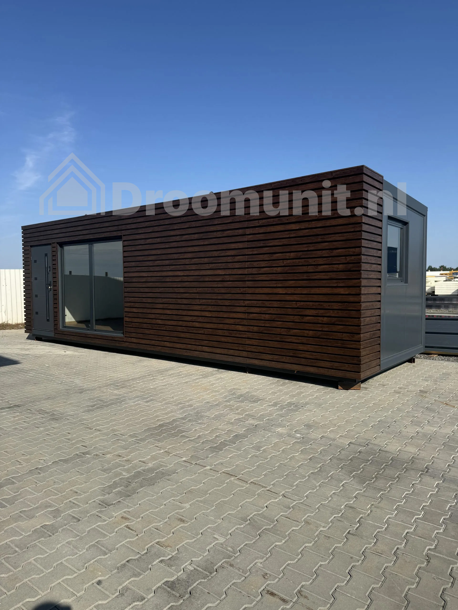 luxe_mobiele_prefab_woonunit_emmy_1_slaapkamer_afmeting_800x300_buietnaanzicht