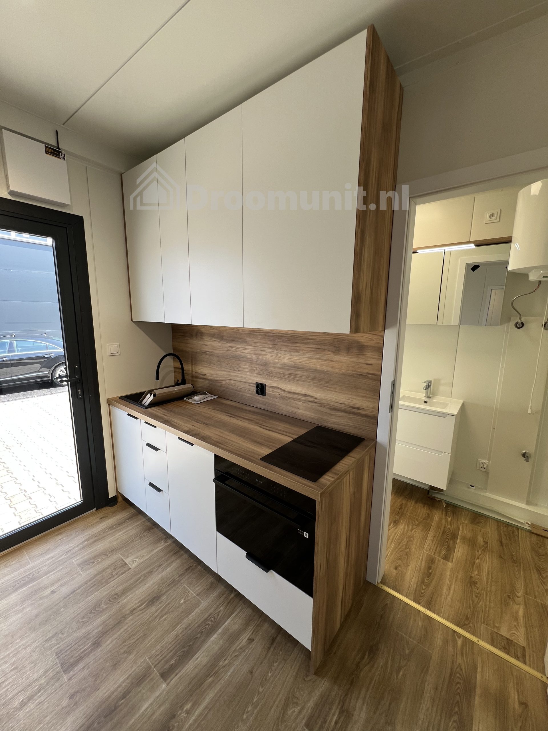 luxe_mobiele_prefab_woonunit_emmy_1_slaapkamer_afmeting_800x300_keuken
