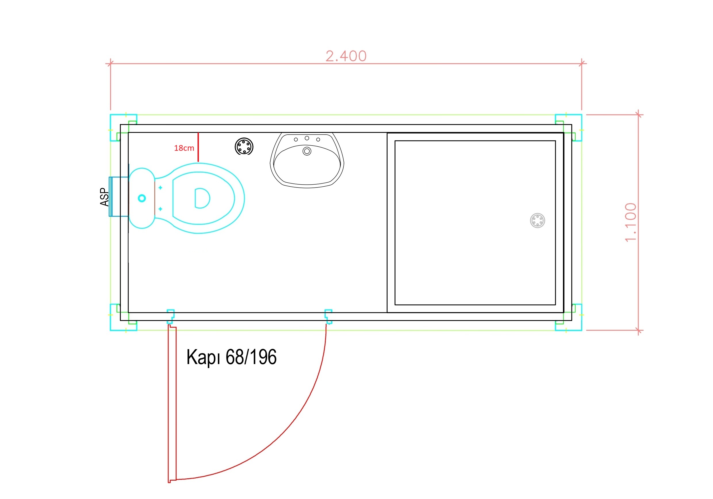 mobiele_badkamer_unit_plattegrond